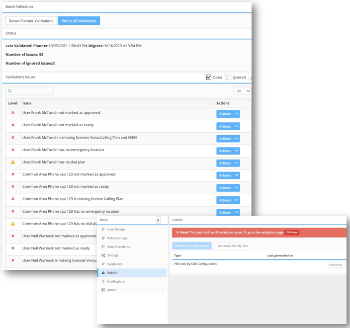 PBX Migrate screenshot